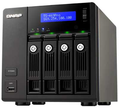 TS-469 Pro Qnap, Servidor NAS para 4 hard disks SATA
