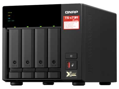 TS-473A Qnap - Storage NAS 4 baias p/ discos SSD/HDD SATA