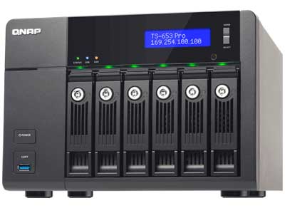 TS-653 Pro Qnap, 6-Bay Storage NAS até 48TB