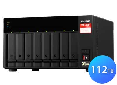 TS-873A 112TB Qnap - Storage NAS 8 baias Hot Swappable SATA/SSD