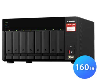 TS-873A 160TB Qnap - Storage NAS 8 baias Hot Swappable SATA/SSD