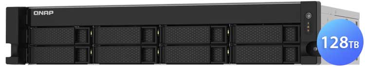 TS-873AU 128TB Qnap - Storage NAS 8 baias p/ HDD SSD SATA