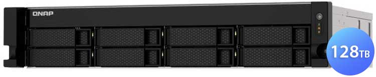 TS-873AU-RP 128TB Qnap - Server NAS 8 baias Rackmount SATA/SSD