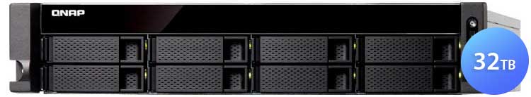 TS-883XU 32TB Qnap - Storage NAS 10GbE p/ HDD ou SSD SATA
