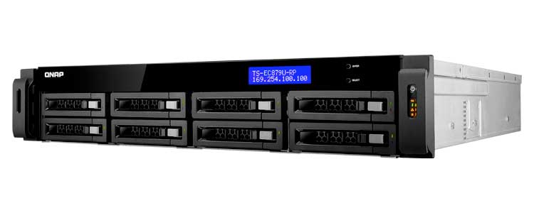 TS-EC879U-RP - Storage 8 HDs para Rack Qnap