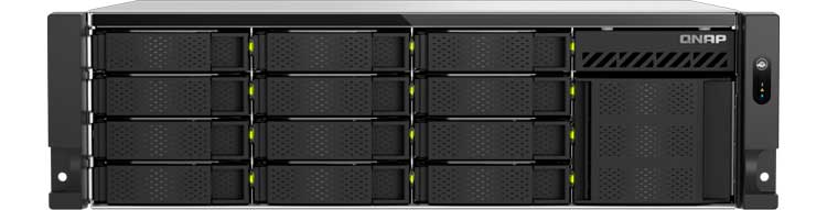 TS-h1655XeU-RP Qnap - Hybrid Storage NAS 16 Bay p/ HDD SATA/NVMe