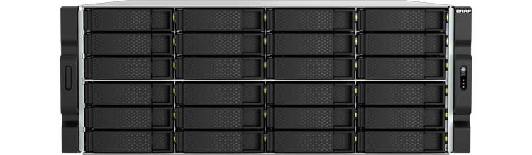 TS-h2477AXU-RP Qnap - Storage NAS 24 Bay p/ HDD SATA/NVMe