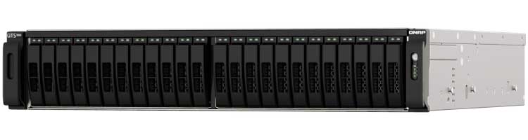 Qnap TS-h2490FU 336TB - All Flash Storage U.2 NVMe com 24 Baias