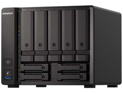 TS-h973AX Qnap - Hybrid Flash Storage p/ hard disks ou memórias SSD SATA