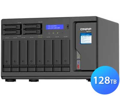 TVS-h1288X 128TB Qnap - Storage NAS SATA SSD Desktop ZFS