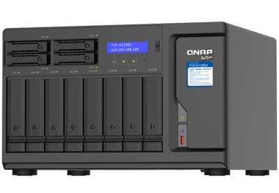 TVS-h1288X Qnap - NAS 12 Baias SATA  8 HDD + 4 SSD Desktop ZFS