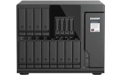 TVS-h1677AX Qnap - Storage NAS 16 Bay p/ HDD SATA/NVMe