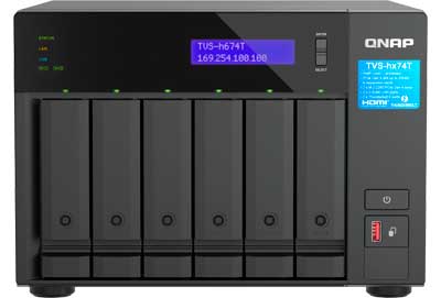 TVS-h674T Qnap - Storage NAS 6 Bay p/ HDD SATA/SSD