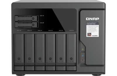 TVS-h877AX Qnap - Storage NAS 8 Bay p/ HDD SATA/NVMe
