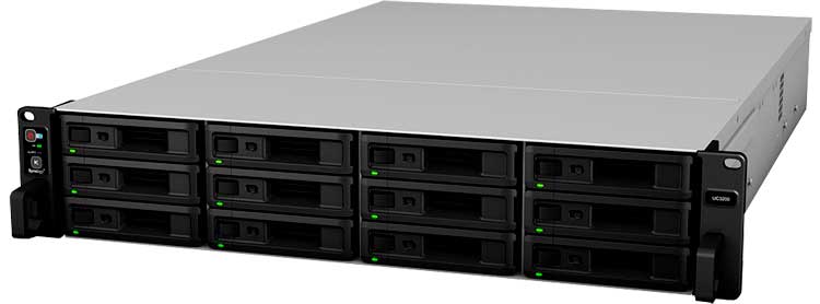 UC3200 Synology Rackmount - Storage NAS 12 Baias até 192TB