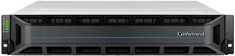 EonStor GS1024S2B Infortrend - 2U Unified Storage 24 Bay SAS/SSD