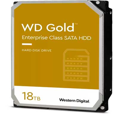 WD181KRYZ WD - HD Interno 18TB SATA 6Gb/s Gold