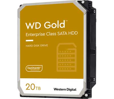 WD201KRYZ WD - HD Interno 20TB SATA 6Gb/s Gold