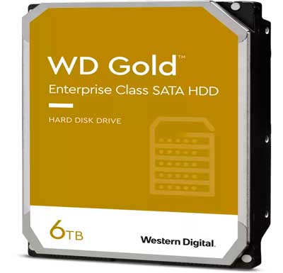WD6003FRYZ WD - HD Interno 6TB SATA 6Gb/s Gold