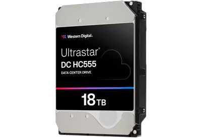 WUH722018CLE6L4 WD - DC HC555 Ultrastar 18TB HD Interno SATA