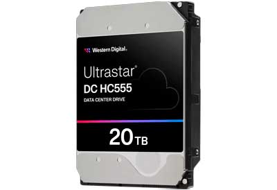 WUH722020CLE6L4 WD - DC HC555 Ultrastar 20TB HD Interno SATA