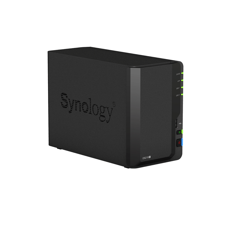 Synology DS218+ DiskStation - Storage NAS 2 Bay p/ HDD SATA