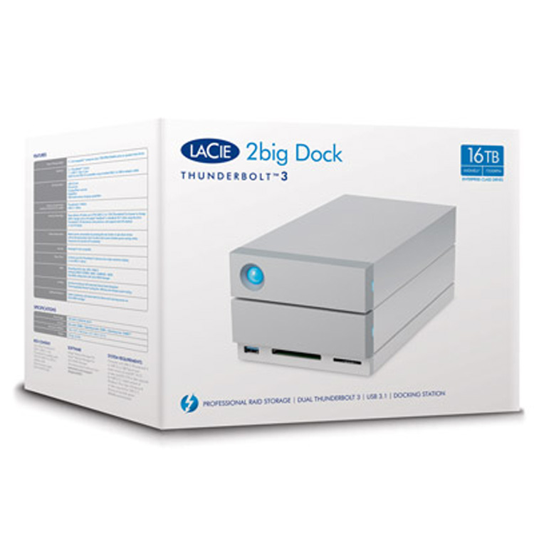 STGB20000400 LaCie 2Big Dock - HD 20TB Thunderbolt 3 e USB-C