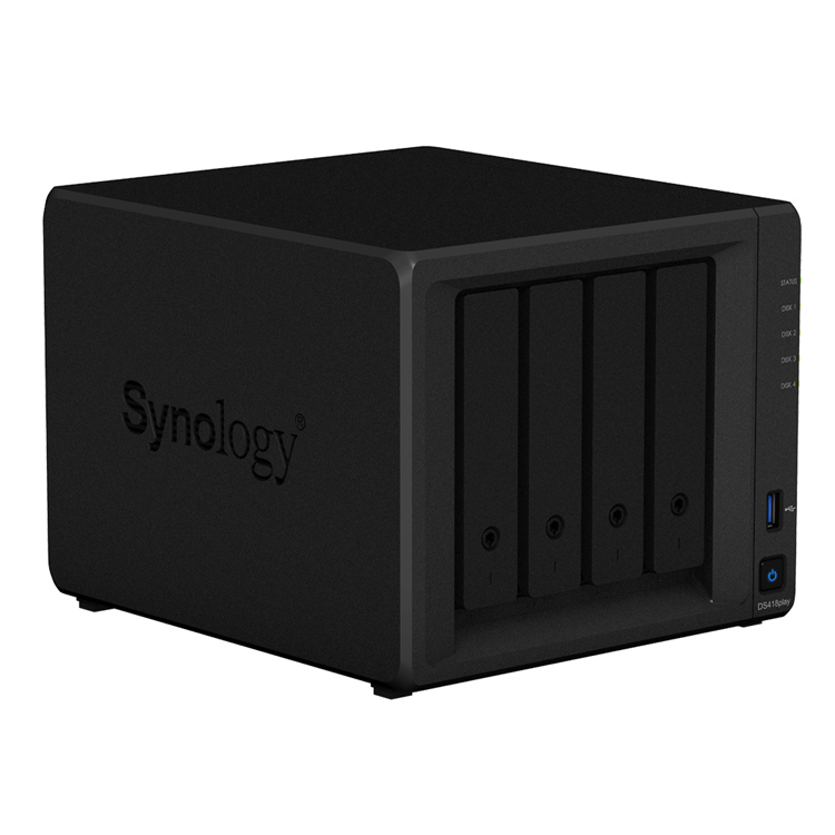 DS418play 56TB Synology - 4 bay NAS Storage p/ HDD SATA