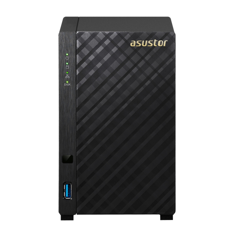 AS1002T v2 8TB Asustor - Storage NAS 2 baias p/ Hard Drives SATA