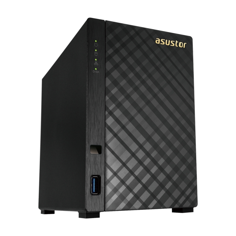 AS1002T v2 20TB Asustor - NAS Server 2 baias p/ HDD SATA