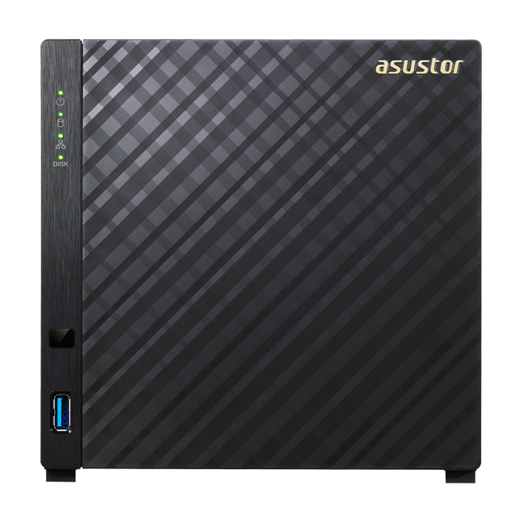 AS3104T Asustor - NAS Desktop 4 baias 32TB SATA