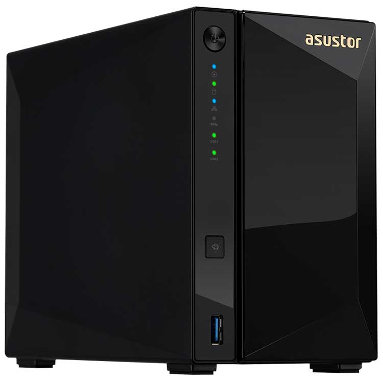 Asustor AS4002T - Storage NAS 2 Baias até 36TB