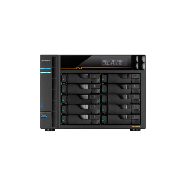 Asustor AS5110T - Storage NAS 10 Baias até 180TB