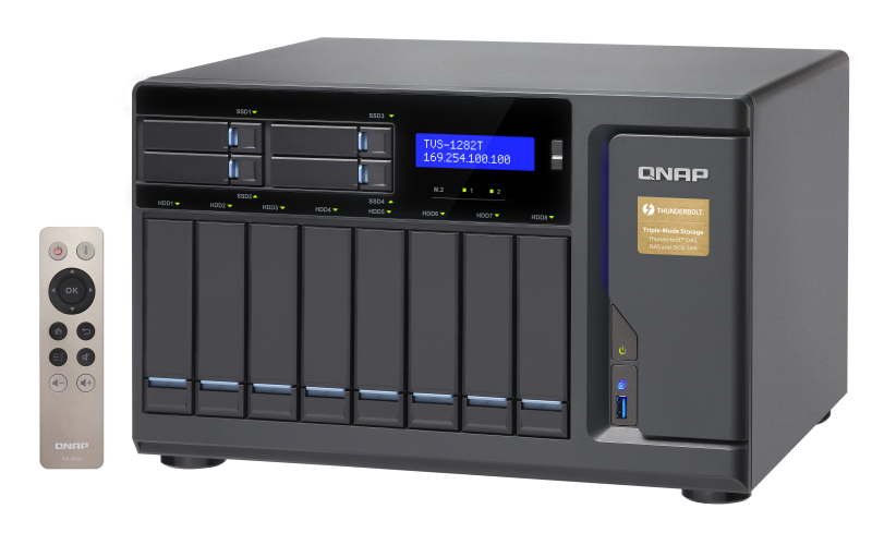 Qnap TVS-1282T 112TB - Storage DAS 8 baias