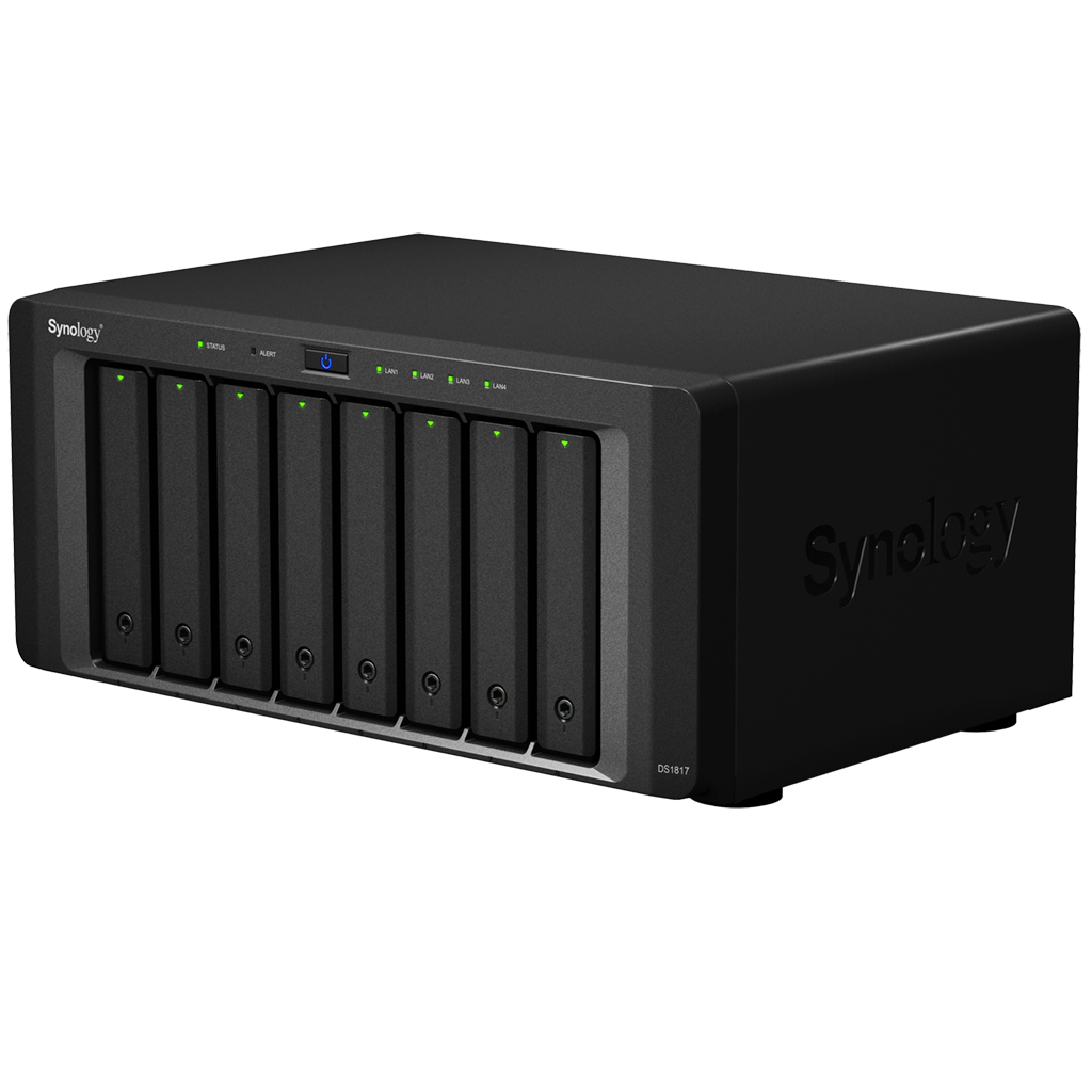 DS1817 24TB Synology - Storage NAS 8 Baias DiskStation SATA