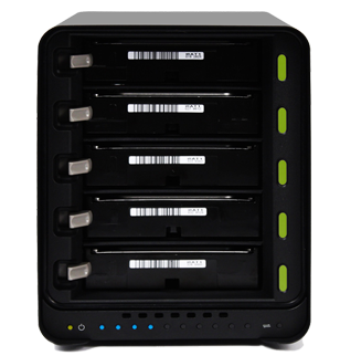 Drobo 5C - Storage DAS 5 discos SATA até 50TB com conexão USB-C