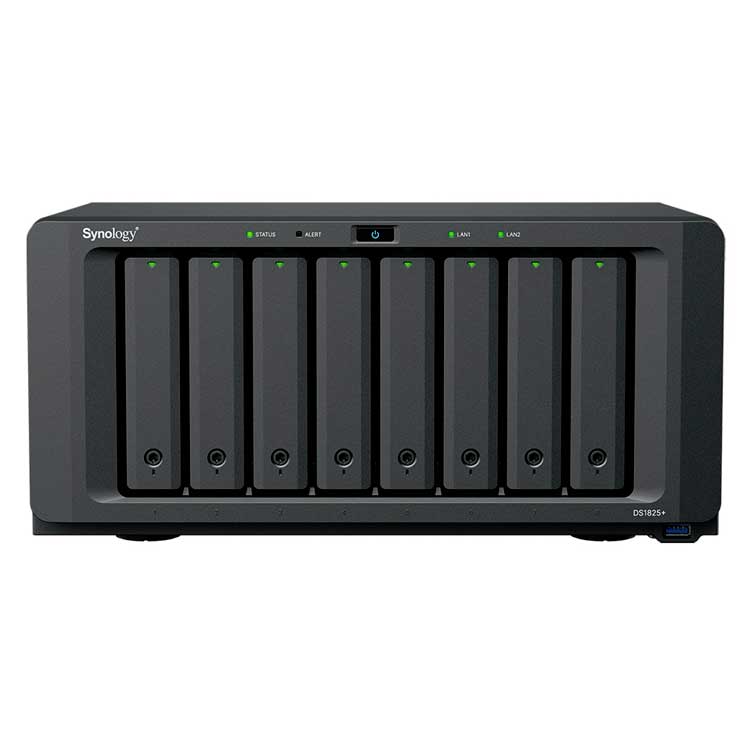 RS1221+ Synology Rackstation - Storage NAS 8 Bay p/ HDD SATA/SSD