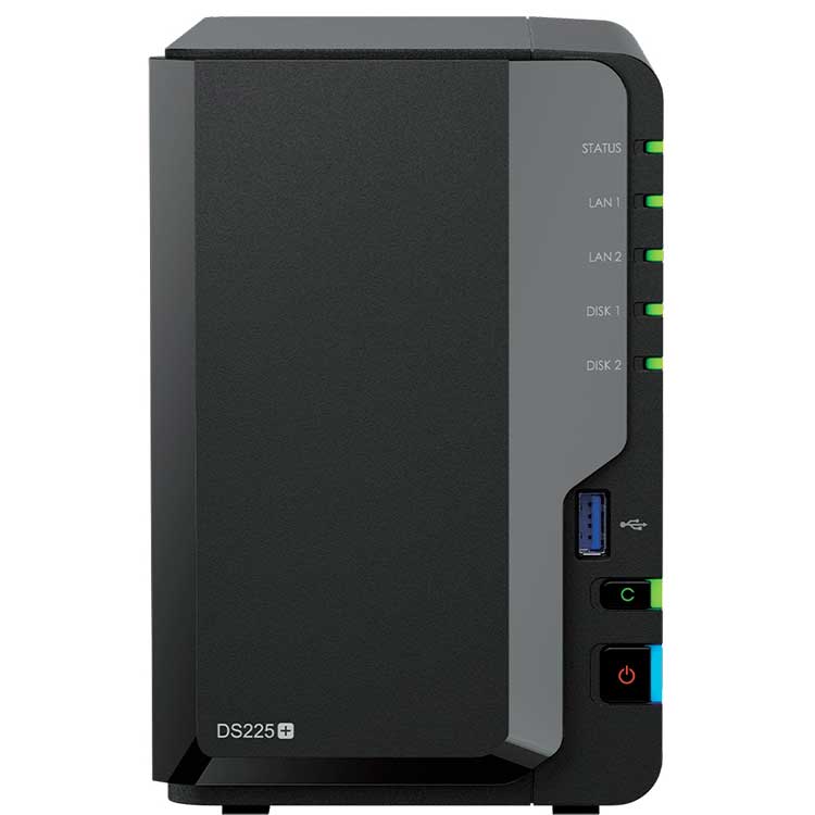 RS217 Synology RackStation - Storage NAS 2 Baias p/ HDD SATA/SSD