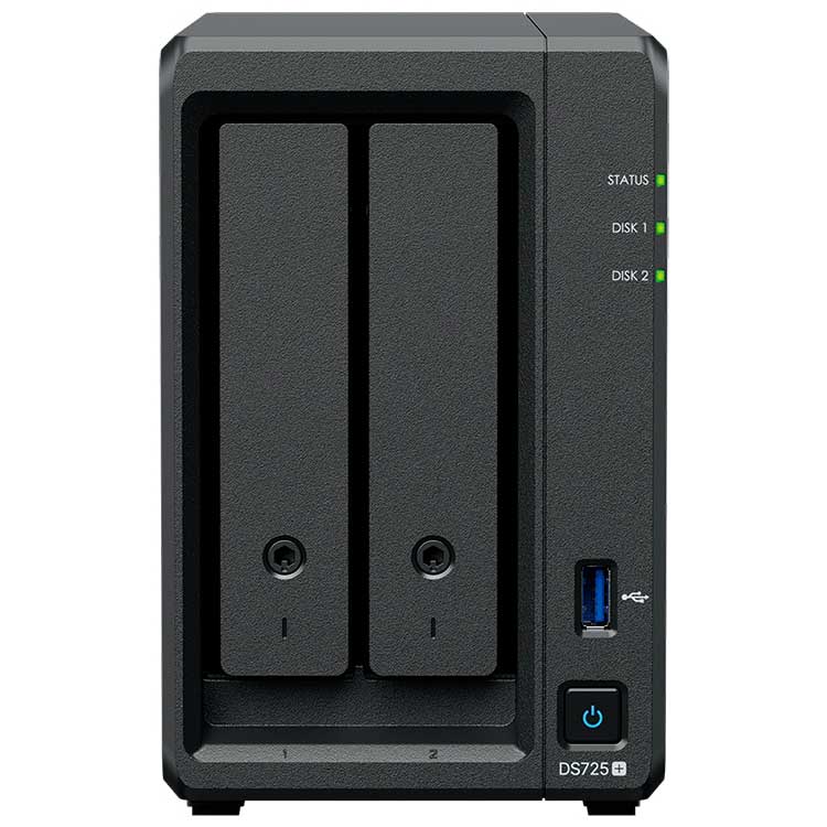 RS217 Synology RackStation - Storage NAS 2 Baias p/ HDD SATA/SSD