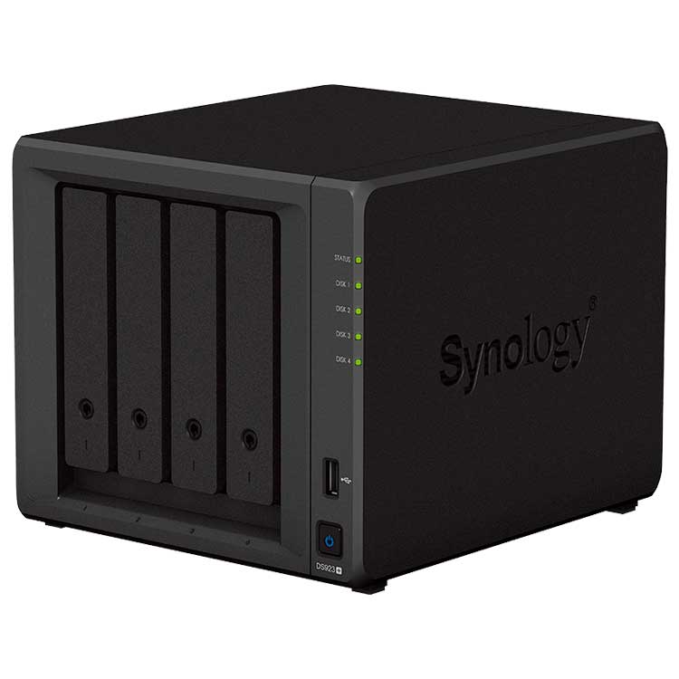 DS923+ DiskStation Synology - Storage NAS 4 Bay p/ HDD SATA/NVMe