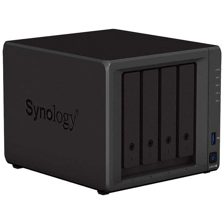 DS923+ DiskStation Synology - Storage NAS 4 Bay p/ HDD SATA/NVMe