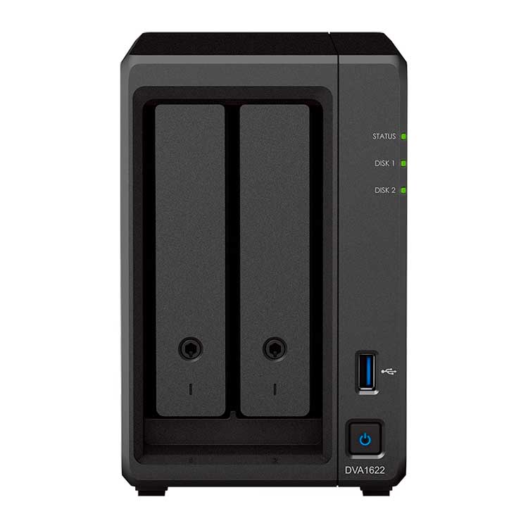 RS217 Synology RackStation - Storage NAS 2 Baias p/ HDD SATA/SSD