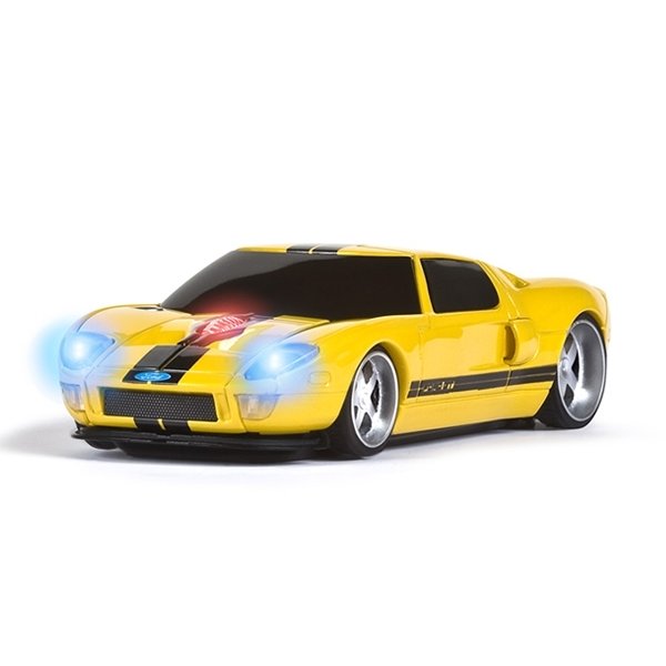 MOUSE WIRELESS FORD GT AMARELO - ROAD MICE