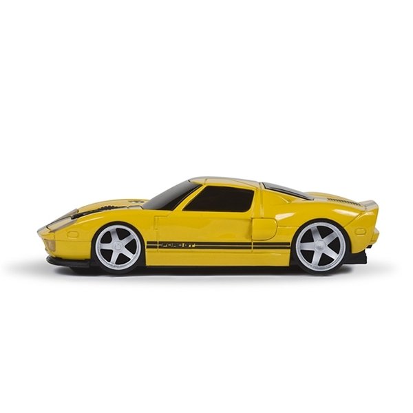 MOUSE WIRELESS FORD GT AMARELO - ROAD MICE