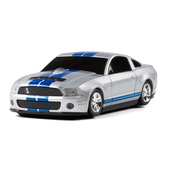MOUSE WIRELESS SHELBY GT500 PRATA/AZUL - ROAD MICE