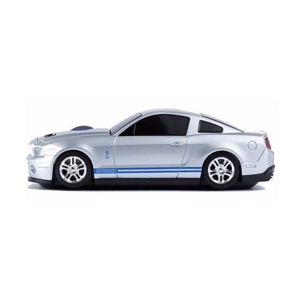 MOUSE WIRELESS SHELBY GT500 PRATA/AZUL - ROAD MICE
