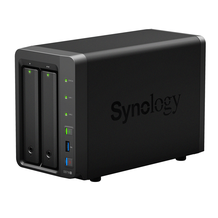 DS718+ Synology Diskstation - Storage NAS 2 Baias até 2TB