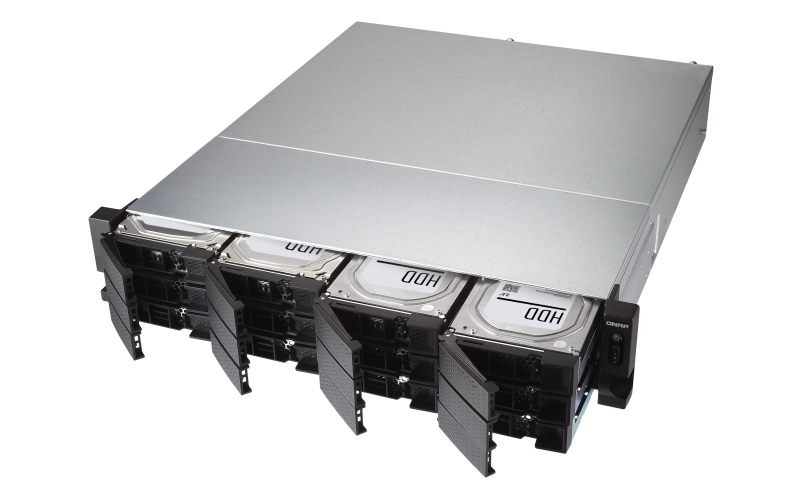 TVS-1272XU-RP 12TB Qnap - 12-Bay NAS Storage p/ Hard Disks LFF SATA