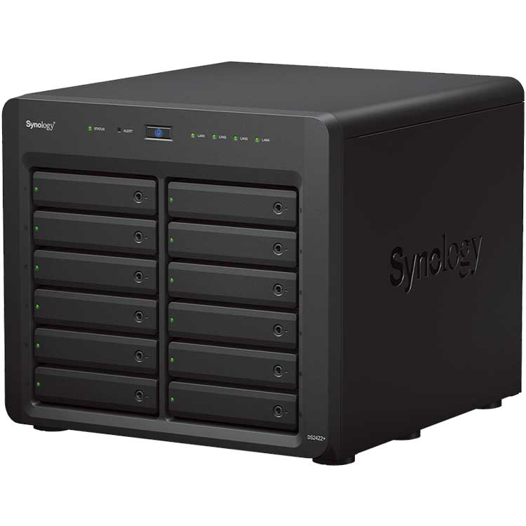DS2422+ 120TB Synology - NAS Storage 12 Baias SATA/SSD Externo
