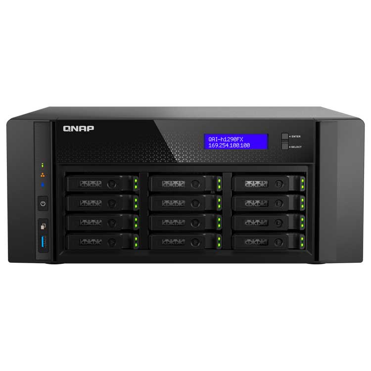 TS-1273U-RP Qnap - Servidor NAS cloud 12 baias SATA/SSD